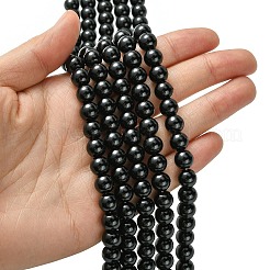 Eco-Friendly Glass Pearl Beads Strands&nbsp;HY-A008-8mm-RB080