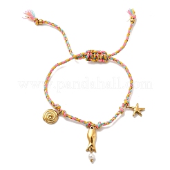 Ocean Series 304 Stainless Steel Bracelets&nbsp;BJEW-K237-16A-G