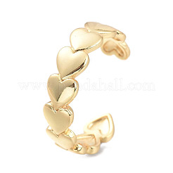 Adjustable Brass Cuff Rings&nbsp;RJEW-M135-05G