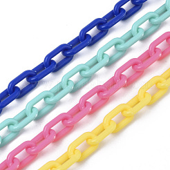 Opaque Acrylic Cable Chains&nbsp;SACR-N010-002