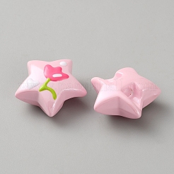 Opaque Acrylic Enamel Beads&nbsp;FIND-SZC0009-20A