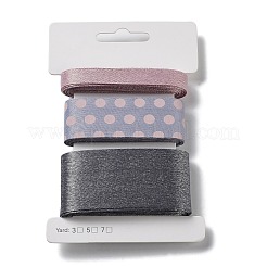 9 Yards 3 Styles Polyester Ribbon&nbsp;SRIB-C002-02E