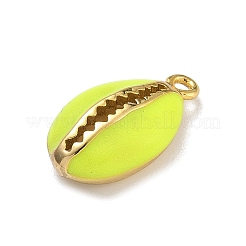 Rack Plating Brass Enamel Pendants&nbsp;KK-G515-19G-06