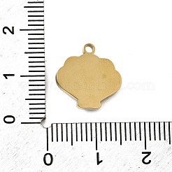 304 Stainless Steel Enamel Charms&nbsp;STAS-I336-03G-01
