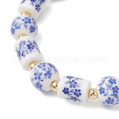 Blue and White Handmade Porcelain Beads Sracelets for Women&nbsp;BJEW-JB12972