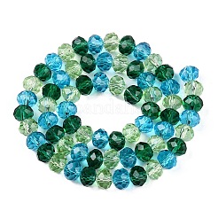Transparent Glass Beads Strands&nbsp;GLAA-T023-08E