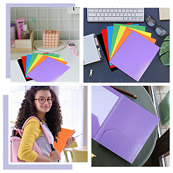 14Pcs 7 Colors Rectangle PP Plastic File Folders&nbsp;AJEW-WR0004-02