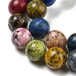 Natural Dyed Sesame Jasper Beads Strands&nbsp;G-E443-A33