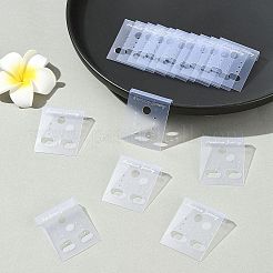 180Pcs Rectangle Plastic Earring Display Cards&nbsp;EDIS-FS0001-01B