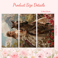3 Sheets 3 Styles PVC Waterproof Decorative Stickers&nbsp;DIY-WH0404-116
