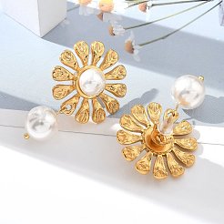 304 Stainless Steel Stud Earrings&nbsp;EJEW-Z084-09G