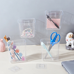 8Pcs Transparent PS Plastic Wall Mounted Display Stands&nbsp;ODIS-GO0001-05