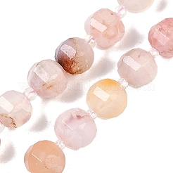 Natural Cherry Blossom Agate Beads Strands&nbsp;G-G182-B41-03