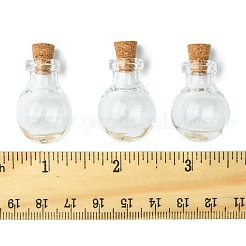 8Pcs Round Glass Bottle for Bead Containers&nbsp;BOTT-FS0001-03