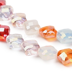 Electroplated Glass Beads Strands&nbsp;EGLA-P067-04A-01