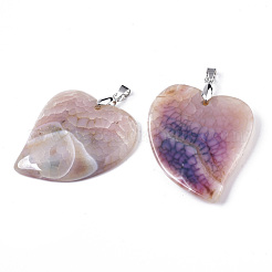 Natural Agate Pendants&nbsp;G-R467-10