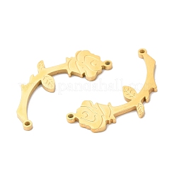 Ion Plating(IP) 316L Surgical Stainless Steel Connector Charms&nbsp;STAS-H213-46G
