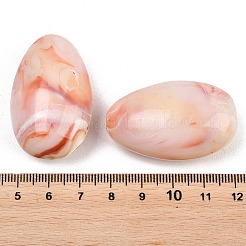 Two Tone Opaque Acrylic Imitation Gemstone Beads&nbsp;OACR-T033-10A