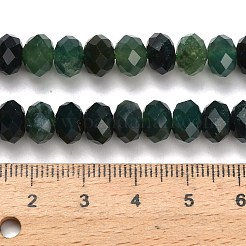 Natural Moss Agate Beads Strands&nbsp;G-Z111-A54