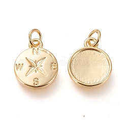 Brass Charms&nbsp;KK-L006-007G