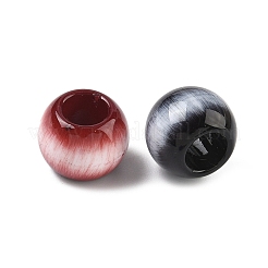 Opaque Acrylic Imitation Cat Eye Beads&nbsp;MACR-L016-04
