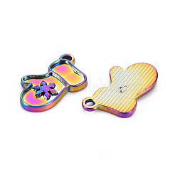 Alloy Cabochon Settings For Enamel Pendants&nbsp;PALLOY-S180-268-NR