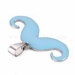 201 Stainless Steel Enamel Pendants&nbsp;STAS-S110-075E