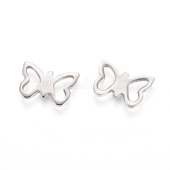 Tarnish Resistant 201 Stainless Steel Filigree Joiners Links&nbsp;STAS-I123-02P