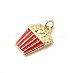 Rack Plating Brass Enamel Pendants&nbsp;X-KK-A268-02B-G
