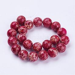 Natural Imperial Jasper Bead Strands&nbsp;G-G649-18mm-04