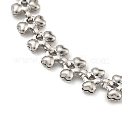 304 Stainless Steel Link Chain Bracelets for Women&nbsp;BJEW-S153-15P