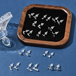 2 Pairs Alloy Stud Earrings for Women&nbsp;EJEW-FS0001-27I