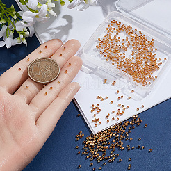 2000Pcs Brass Crimp Beads&nbsp;KK-SP0002-62G