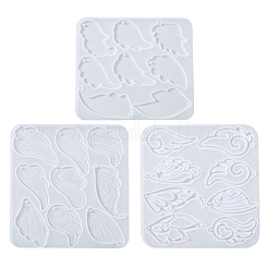 3Pcs 3 Styles DIY Pendant Molds&nbsp;AJEW-FS0001-31