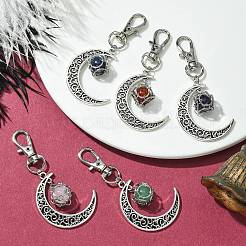 Natural Gemstone Pouch Pendant Decorations&nbsp;HJEW-JM01732
