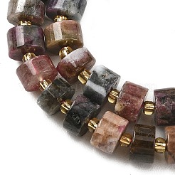Natural Multicolor Tourmaline Beads Strands&nbsp;G-K245-C12