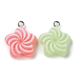 Opaque Resin Pendants&nbsp;RESI-A025-02