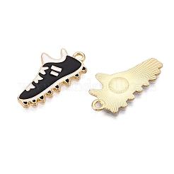 Rack Plating Alloy Enamel Pendants&nbsp;LS-ENAM-N056-387KCG-01