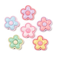 Opaque Resin Enamel Cabochons&nbsp;CRES-D308-12