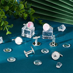 16Pcs Brass Cuff Button&nbsp;KK-UN0001-71