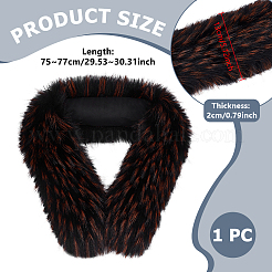 1Pc Artificial Fur Chenille Stick Collars Trim for Sewing Craft Decor&nbsp;FIND-BC0019-22A