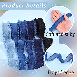 5Pcs 5 Colors Cotton Ribbons&nbsp;SRIB-CY0001-34