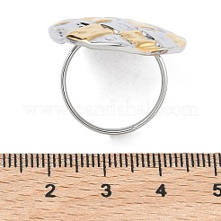 304 Stainless Steel Cuff Open Rings&nbsp;RJEW-F202-02D-GP