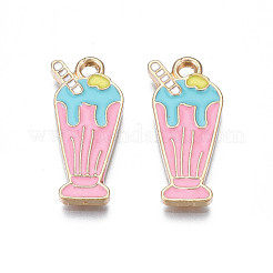 Rack Plating Alloy Enamel Pendants&nbsp;X-PALLOY-N172-033B