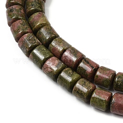 Natural Unakite Beads Strands&nbsp;G-G275-D20-10x10mm