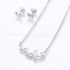 304 Stainless Steel Jewelry Sets&nbsp;SJEW-O090-14