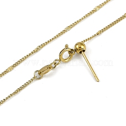 Ion Plating(IP) 304 Stainless Steel Link Chain Necklaces&nbsp;NJEW-H042-03G
