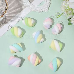 18Pcs 6 Colors Resin Artificial Marshmallow Model&nbsp;DIY-SC0030-90