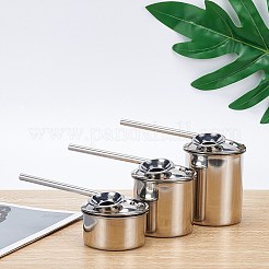 Stainless Steel Blowing Glaze Pot&nbsp;AJEW-WH0120-68A