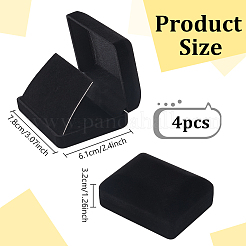 Flocking Jewelry Boxes for Badge&nbsp;CON-WH0112-067B